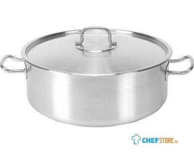 Kookpan Laag Ø35cm, 13 liter, Pujadas, RVS, 720029 1