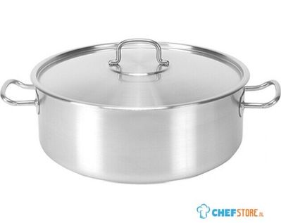 Kookpan Laag Ø40cm, 19 liter, Pujadas, RVS, 720030 1