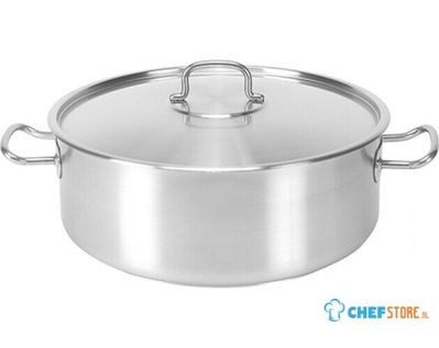 Kookpan Laag Ø50cm, 39 liter, Pujadas, RVS, 720032 1