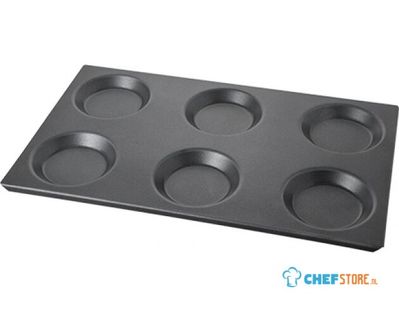 Bakplaat 1/1Gn (6Xø12,5Cm) | 720207