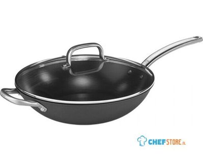 Wok Ø32cm, Pujadas, 4,4 liter, Staal, 720912 1