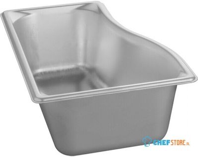 Pujadas Gastronorm Bak 1/3Gn-100Mm, 3,6 liter, RVS, 721237 1
