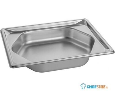 Pujadas Gastronorm Bak 1/2Gn-065Mm, 2,1 liter, RVS, 721424 1