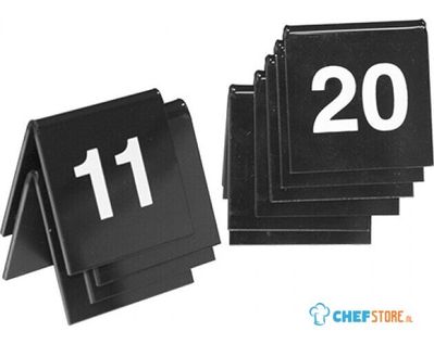 Tafelnummer Set (11T/M20) | 880111 1
