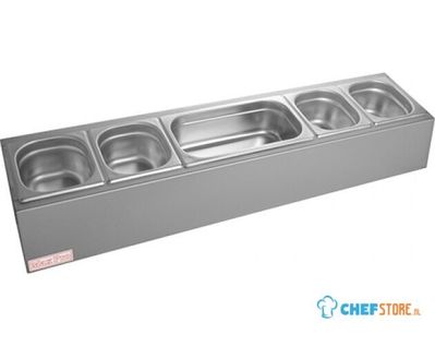 Garneerunit 4X1/6Gn+2X1/3Gn-100Mm | MaxPro | 921091 1