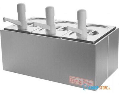 Saus/Dressingbar (Cap.3X1/4Gn-200Mm) | MaxPro | 921425 1