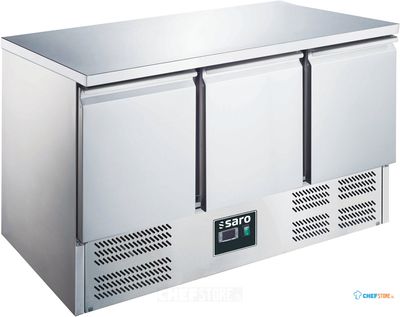 SARO Gekoelde Werkbank met 3 Deures Model ES 903 S/S TOP