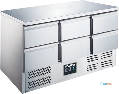 SARO Gekoelde Werkbank met 6 Lades Model ES 903 S/S TOP 0/6