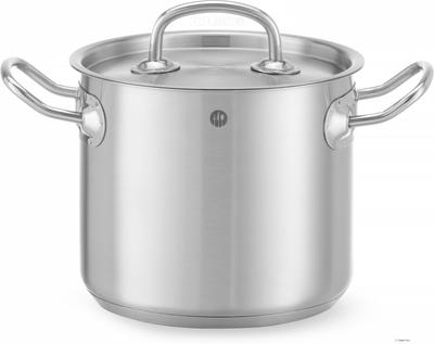 HENDI 837139 Kookpan hoog - met deksel, , Kitchen Line, 32L, Diameter ⌀ 36 cm - Hoogte 32 cm