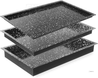 HENDI 890226 Tray CONVECTOMAT CLASSIC GN 1/1, , GN 1/1, Zwart, 530x325x(H)80mm