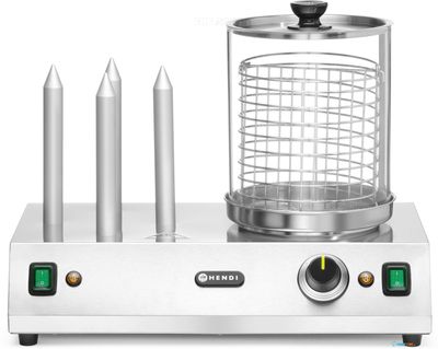 HENDI 265031 Worst en hotdogbroodjes warmer, , 220-240V/550W, 500x310x(H)395mm