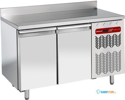 Diamond " Wand " diepvriestafel, Geforceerd, 2 deuren GN 1/1, 260 liter | TG2B/HA-R2