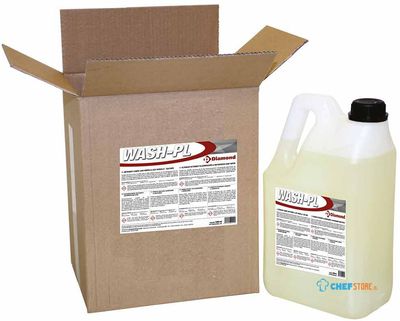 Diamond Vloeibaar wasmiddel glazenwassers & vaatwasser  - Hard water  - 2 BD. x 5 LT/6 KG | WASH-PL 1