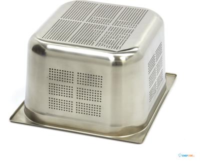 Maxima Gastronorm Bak - 2/3 GN - 20 cm Diep - RVS - Geperforeerd - 09367673
