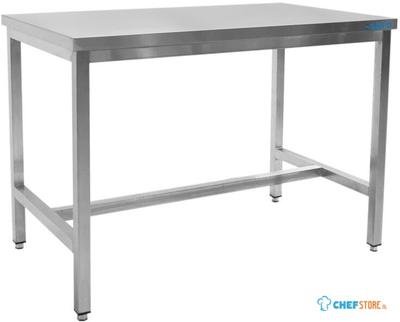 SARO Roestvast Stalen Tafel Zonder Onderblad 700 mm Diepte 2000 Mm - 700-1040 1