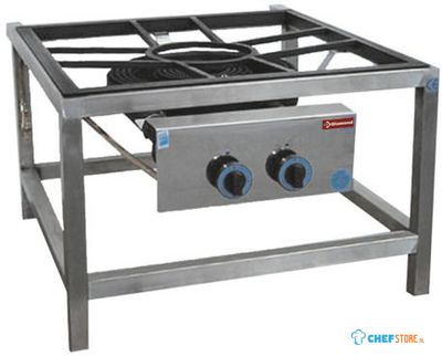Gasbrander paella, Ø 450 op onderstel (27.2 kW) | Diamond | BPG/27-SP 1