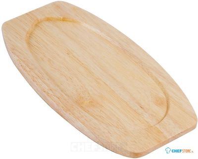 Olympia heveahouten onderzetter 31,5x17cm | GG135