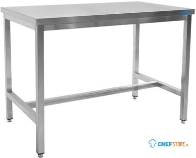 SARO Roestvaststalen Tafel Zonder Onderblad 600 mm Diepte 1200 Mm - 600-1020