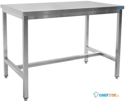 SARO Roestvaststalen Tafel Zonder Onderblad 600 mm Diepte 1500 Mm - 600-1030
