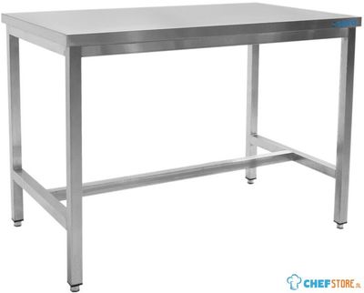 SARO Roestvaststalen Tafel Zonder Onderblad 600 mm Diepte 1800 Mm - 600-1035