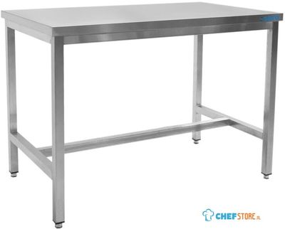 SARO Roestvast Stalen Tafel Zonder Onderblad 700 mm Diepte 1000 Mm - 700-1015