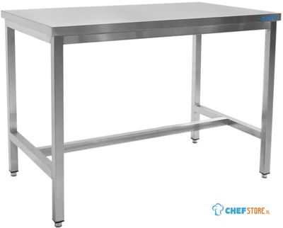 SARO Roestvast Stalen Tafel Zonder Onderblad 700 mm Diepte 1200 Mm - 700-1020
