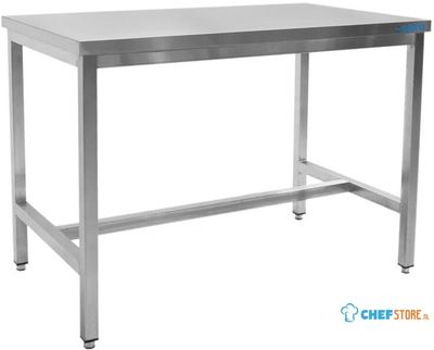 SARO Roestvast Stalen Tafel Zonder Onderblad 700 mm Diepte 1400 Mm - 700-1025
