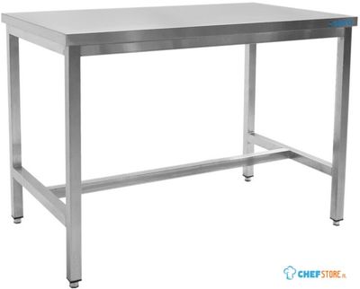 SARO Roestvast Stalen Tafel Zonder Onderblad 700 mm Diepte 1600 Mm - 700-1030 1