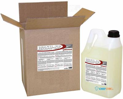 Diamond Vloeibaar wasmiddel glazenwassers & vaatwasser  - Zacht water  - 2 BD. x 5 LT/6 KG | WASH-SP 1