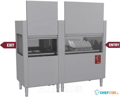 Diamond Korventransport vaatwassers 200Kor/U | D160E/7-DX-