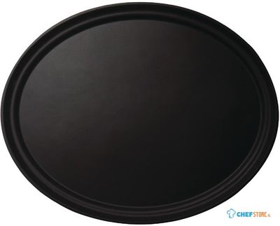 Cambro CamtREAd Ovaal Dienblad Zwart 60 X 73cm - Cambro CJ655
