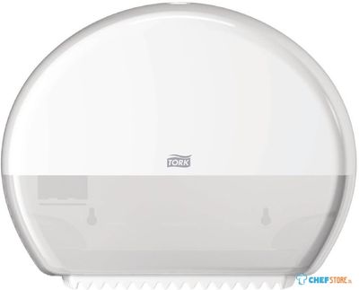 Tork Mini Jumbo toiletroldispenser | wit | DB463