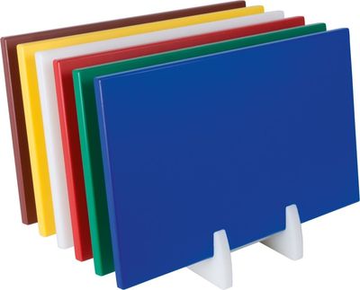 SARO Polyethyleen Snijplank met Anti Slip Voetjes Geel - 387-1025 1