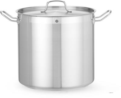 Kookpan Hoog - met Deksel - HENDI - Profi Line - 24L - Diameter 32 cm - Hoogte 30 cm - 832608