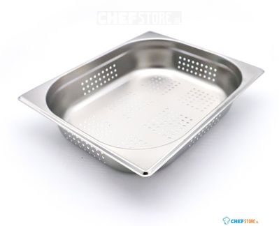 Maxima Gastronorm Bak - 1/2 GN - 6,5 cm Diep - RVS - Geperforeerd - 09367611