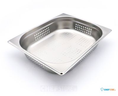 Maxima Gastronorm Bak - 1/2 GN - 6,5 cm Diep - RVS - Geperforeerd - 09367611