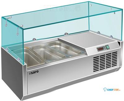 SARO Opzet Koelvitrine 1/3 GN Model VRX 955/380 1
