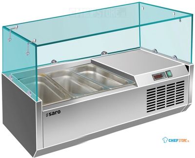 SARO Opzet Koelvitrine 1/3 GN Model VRX 955/380 1
