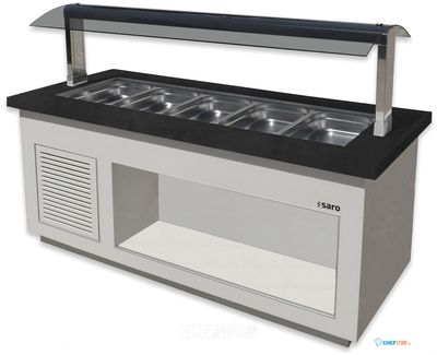 SARO Warm Buffet Model PREMIUM LINE SB H 200 Wit - PREMIUM LINE SB-H 200 WIT 1