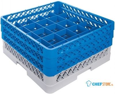 Bekerglaskorf CR-25 M/Opzet (2X CR-25 + 1X CR-0) - CaterRacks CR2513 1