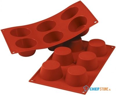 Bakmat Muffins-Medium (Cap.06St.) | SiliconFlex | 070065