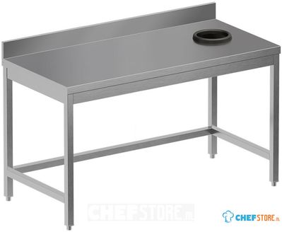 Diamond TS1070D-ST6 Afdruimtafel met afvalgat + achteropstand