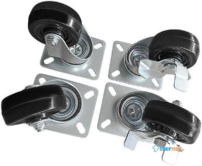 Polar AS858 zwenkwielen (4 stuks)