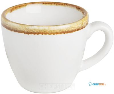 Olympia Kiln Espressokopjes Krijtwit 85ml (6 Stuks), Olympia FB986