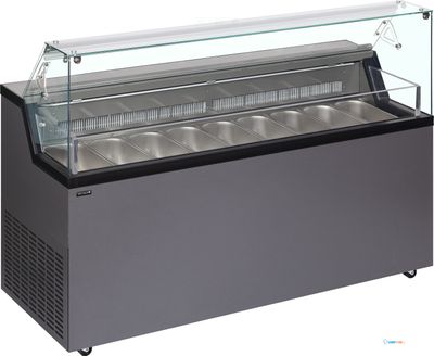 Framec Vriezer voor Schepijs met Bovenblad - MIRABELLA 9