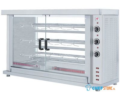 Kippengril Elektrisch 3 Spitten | Combisteel | 7472.0035 1
