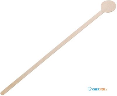 Fiesta Green Composteerbare Houten Cocktail Roerstaafjes 20cm | 100 stuks | Db494