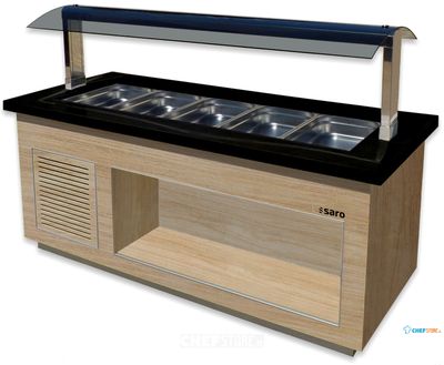 SARO Warm Buffet Model PREMIUM LINE SB H 200 OAK - PREMIUM LINE SB-H 200 OAK 1