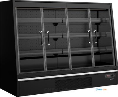 GALAXY+ GPL20FGD BLACK Multideckkoeler, supermarkt