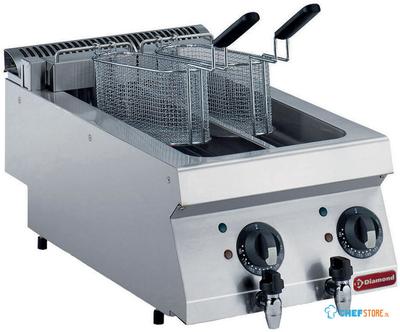 Diamond Elektrische friteuse, 2x 5 liter -TOP- | E17/F2V54T-230/3--N 1